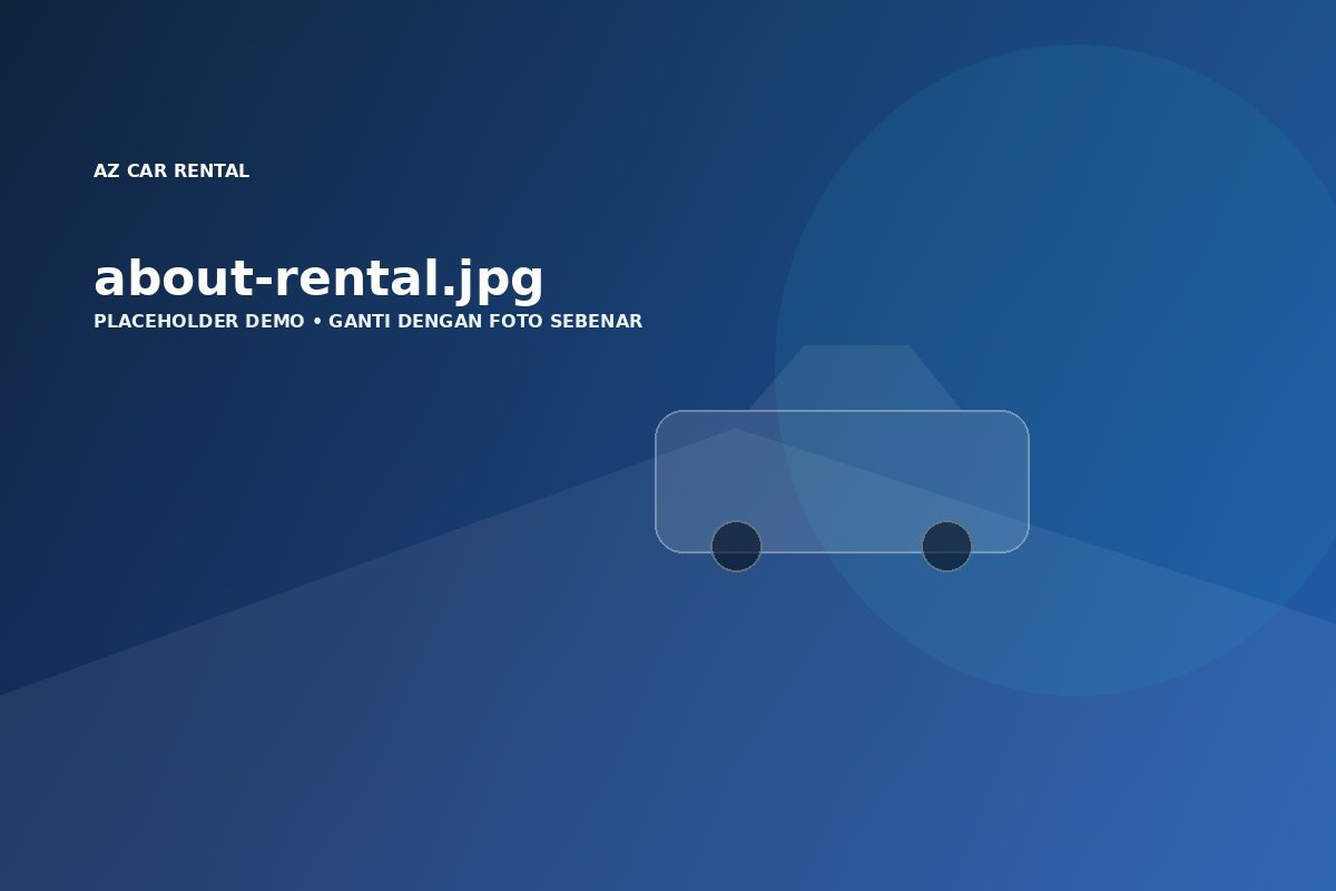 Tentang AZ Car Rental demonstrasi